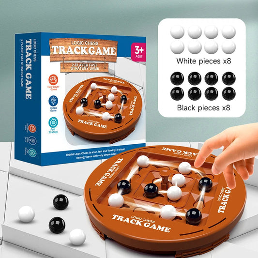 2024 Logic Chess Track Game Set for 4 Player,Fun Family Game Night Entertainment