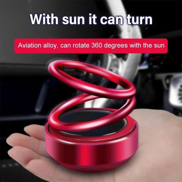 🚗Dupla napgyűrű forgatható autó függő aromaterápiás díszek💖