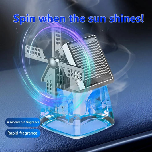 ☀️Auto Solar Windmill Design-Légfrissítő