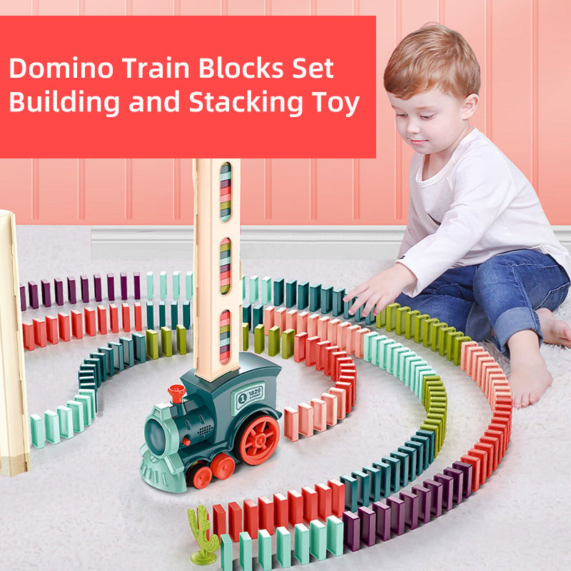 Domino Train építőelem készlet